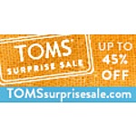 TOMS Surprise Sale Coupon